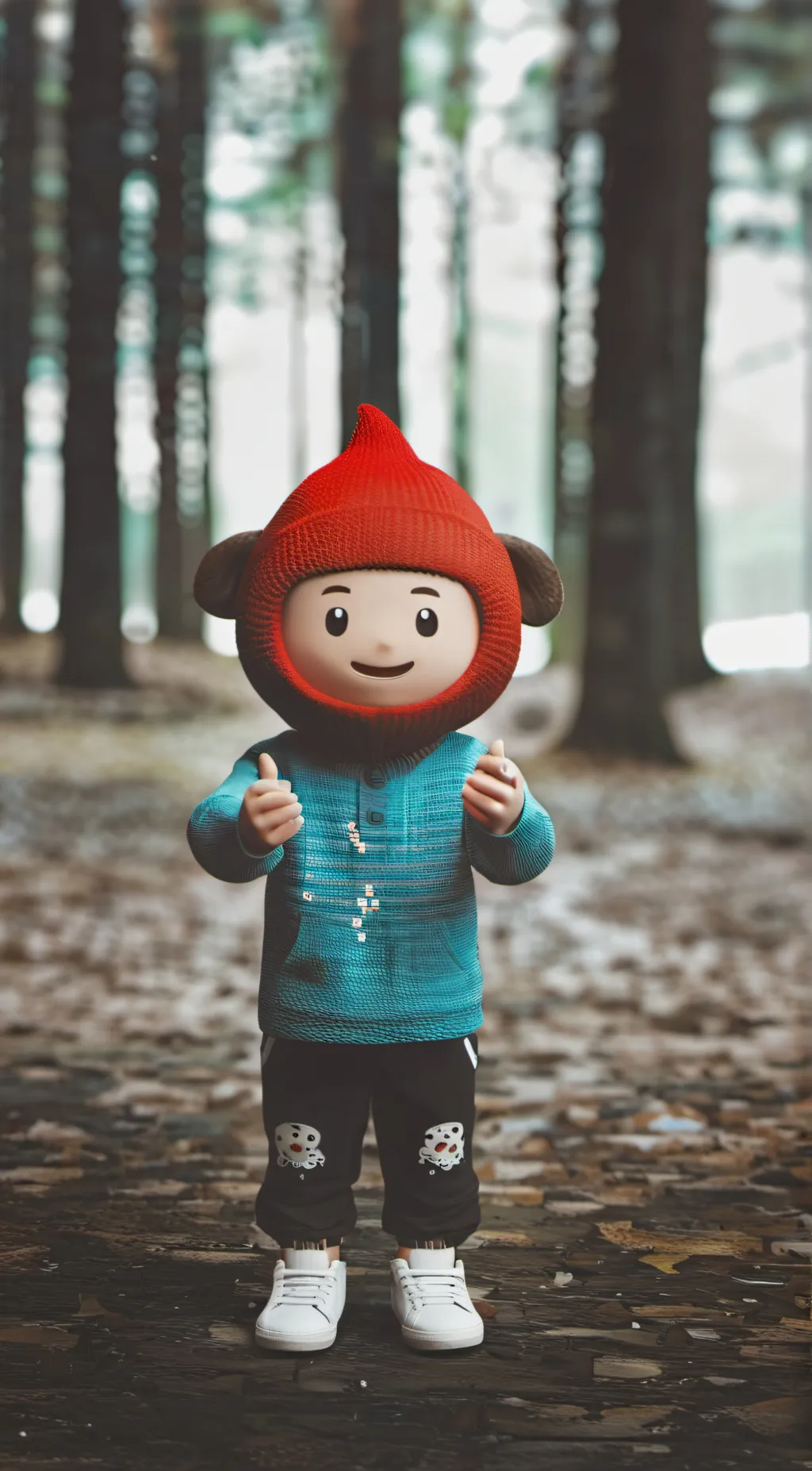 ai character: Redthekid5 background