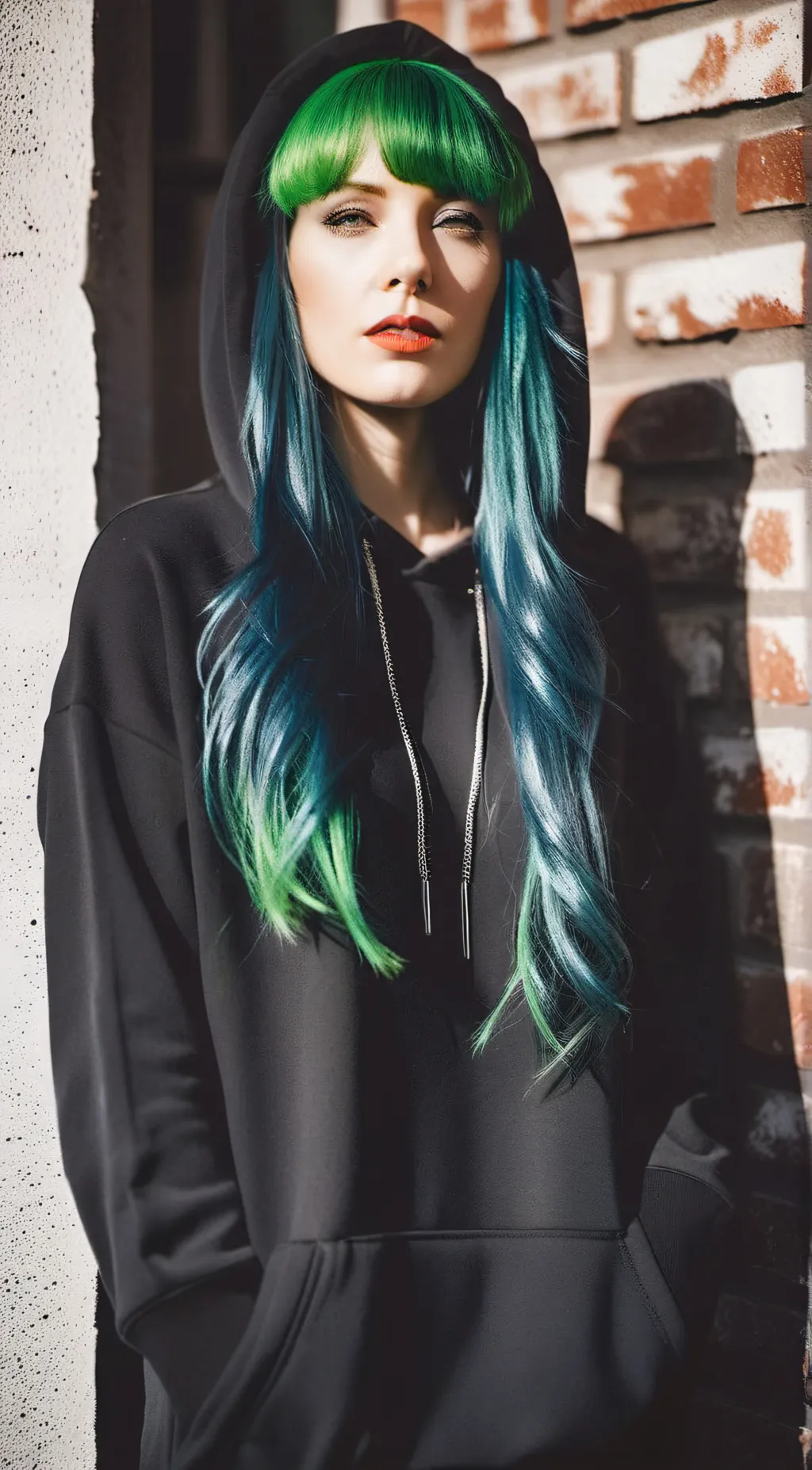 ai character: bille eilish  background