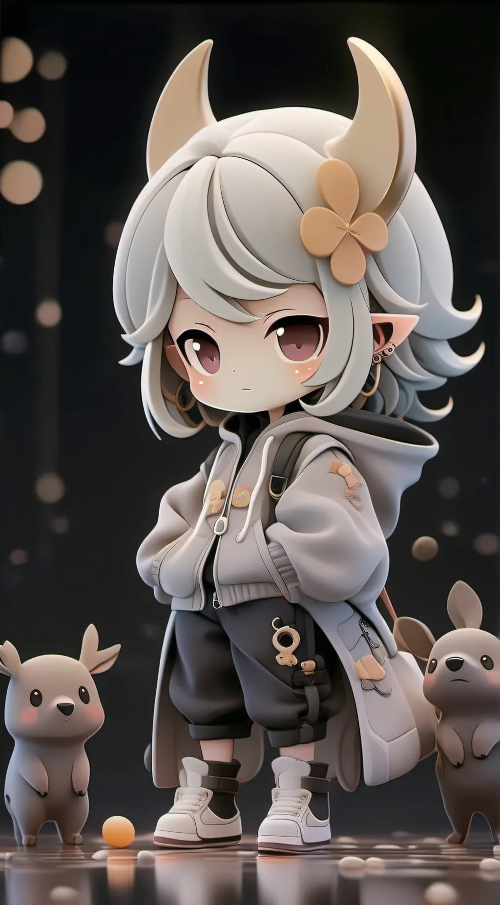 ai character: Betty and Pie background