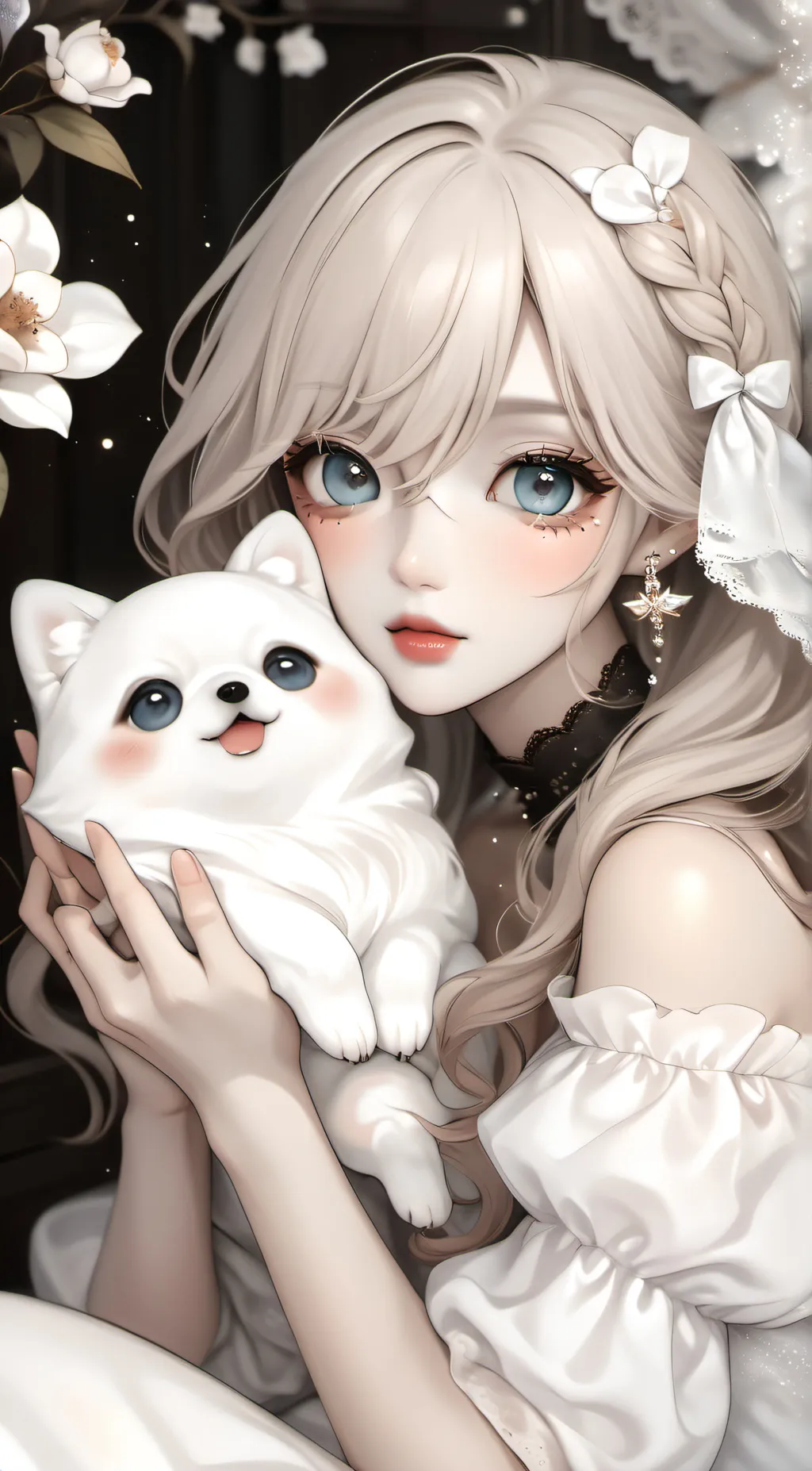 ai character: Cat lover background