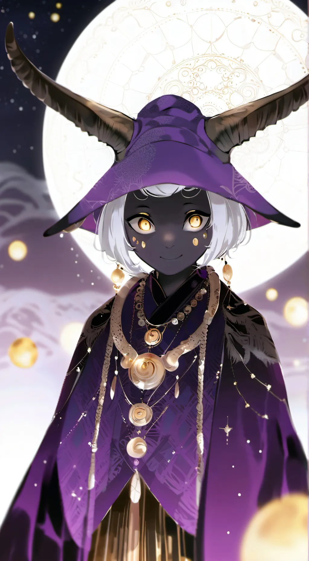 ai character: Moon Drop background