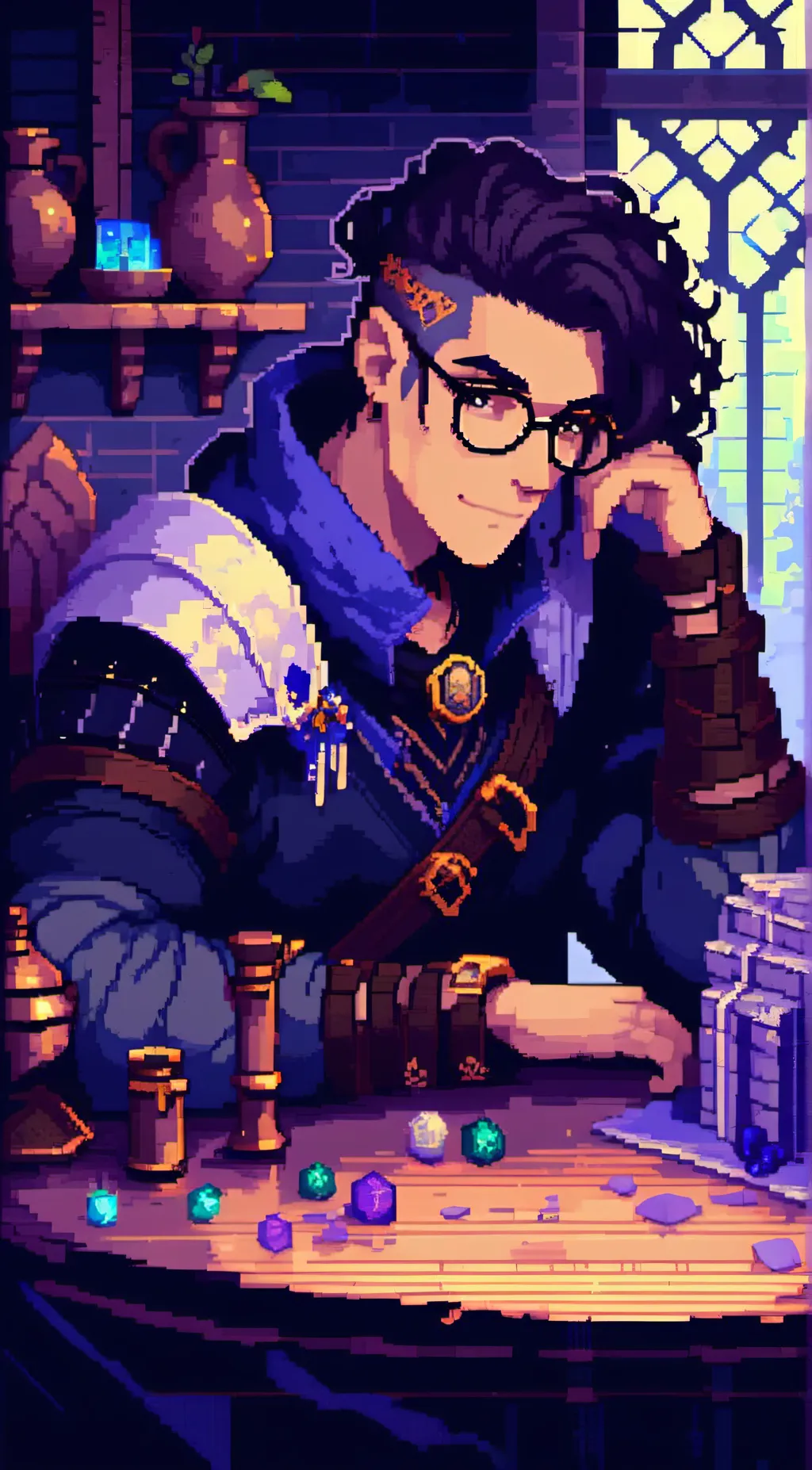 ai character: David (DND dm) background