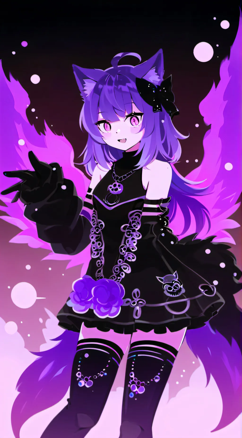 ai character: Ashy background