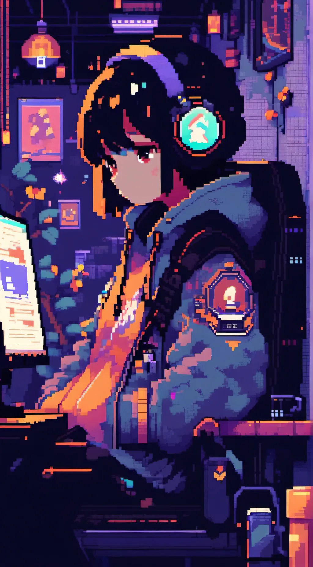 ai character: lily background