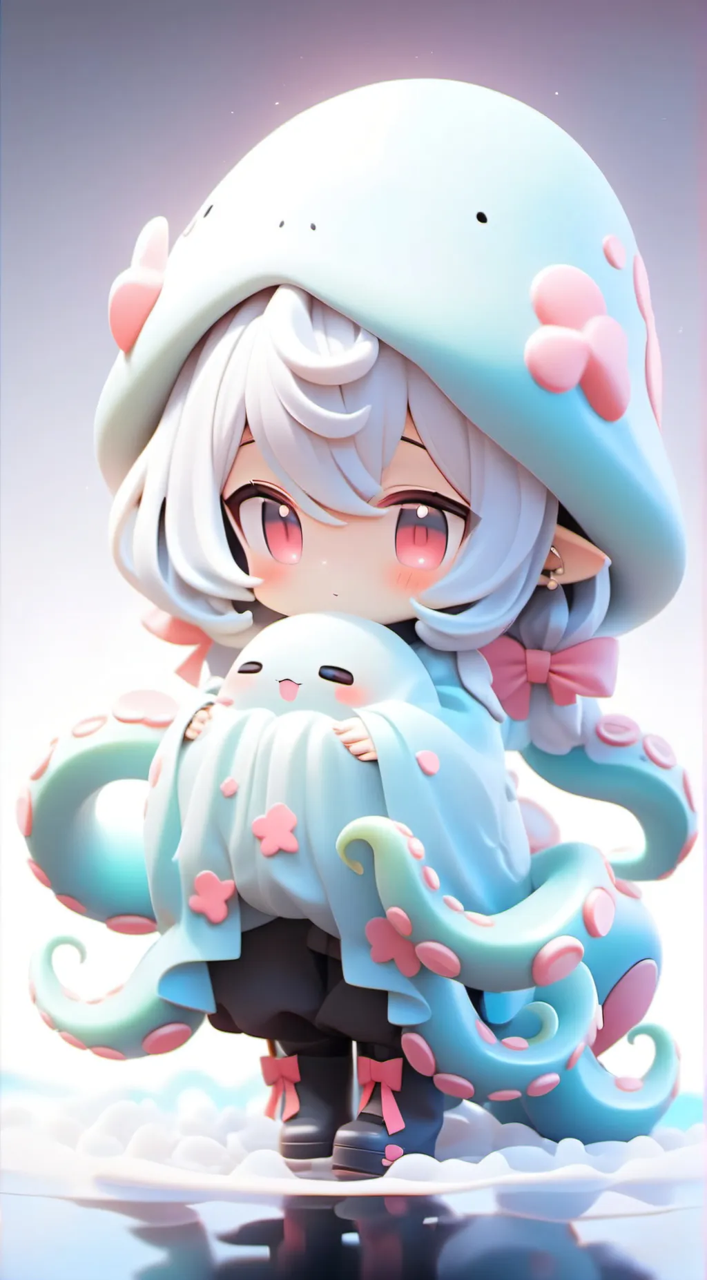 ai character: Slime  background