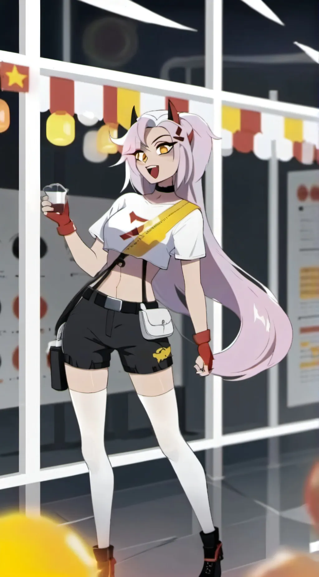 ai character: vaggie  background