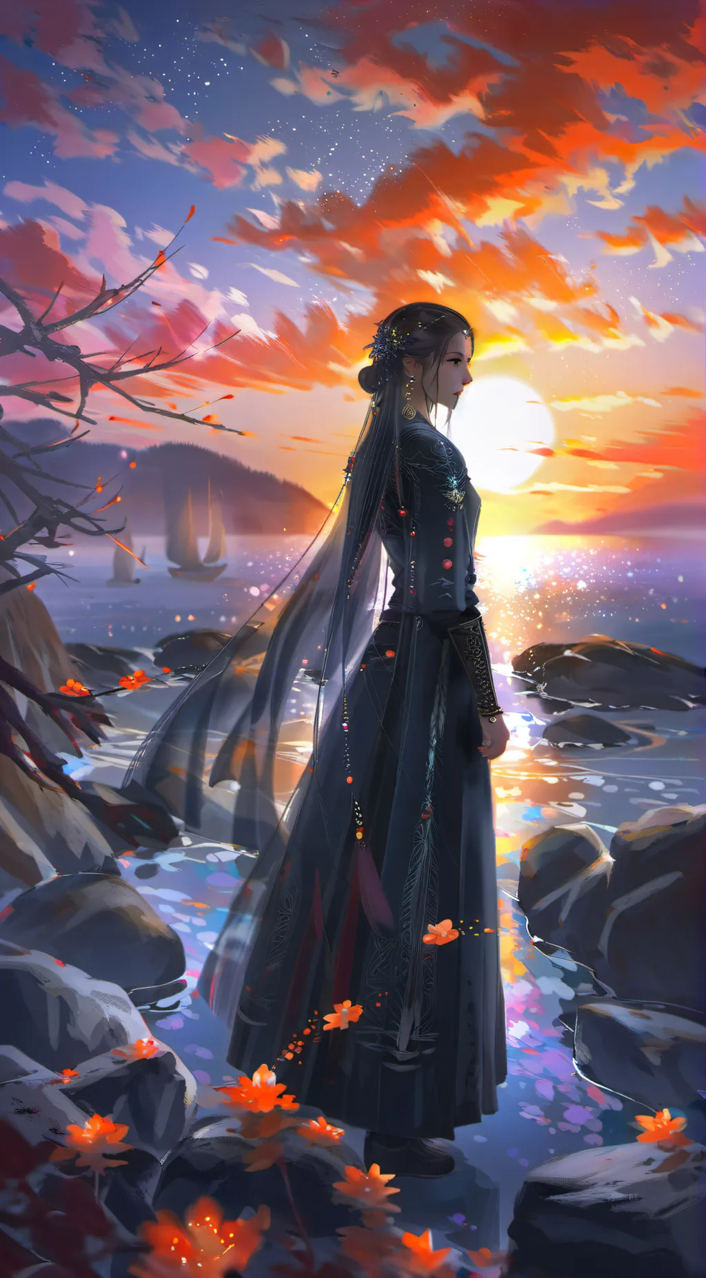 ai character: Leaf background