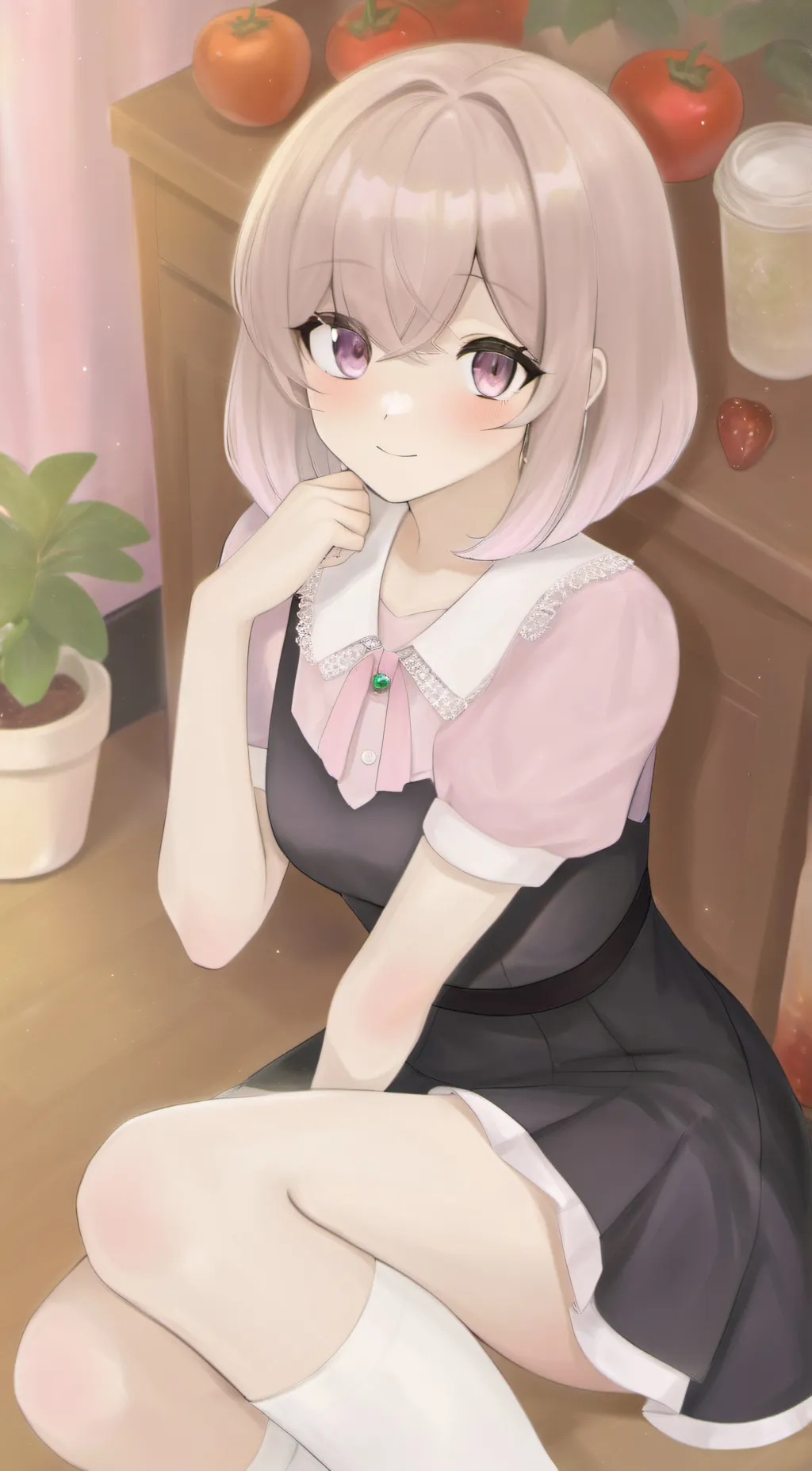 ai character: Lily  background