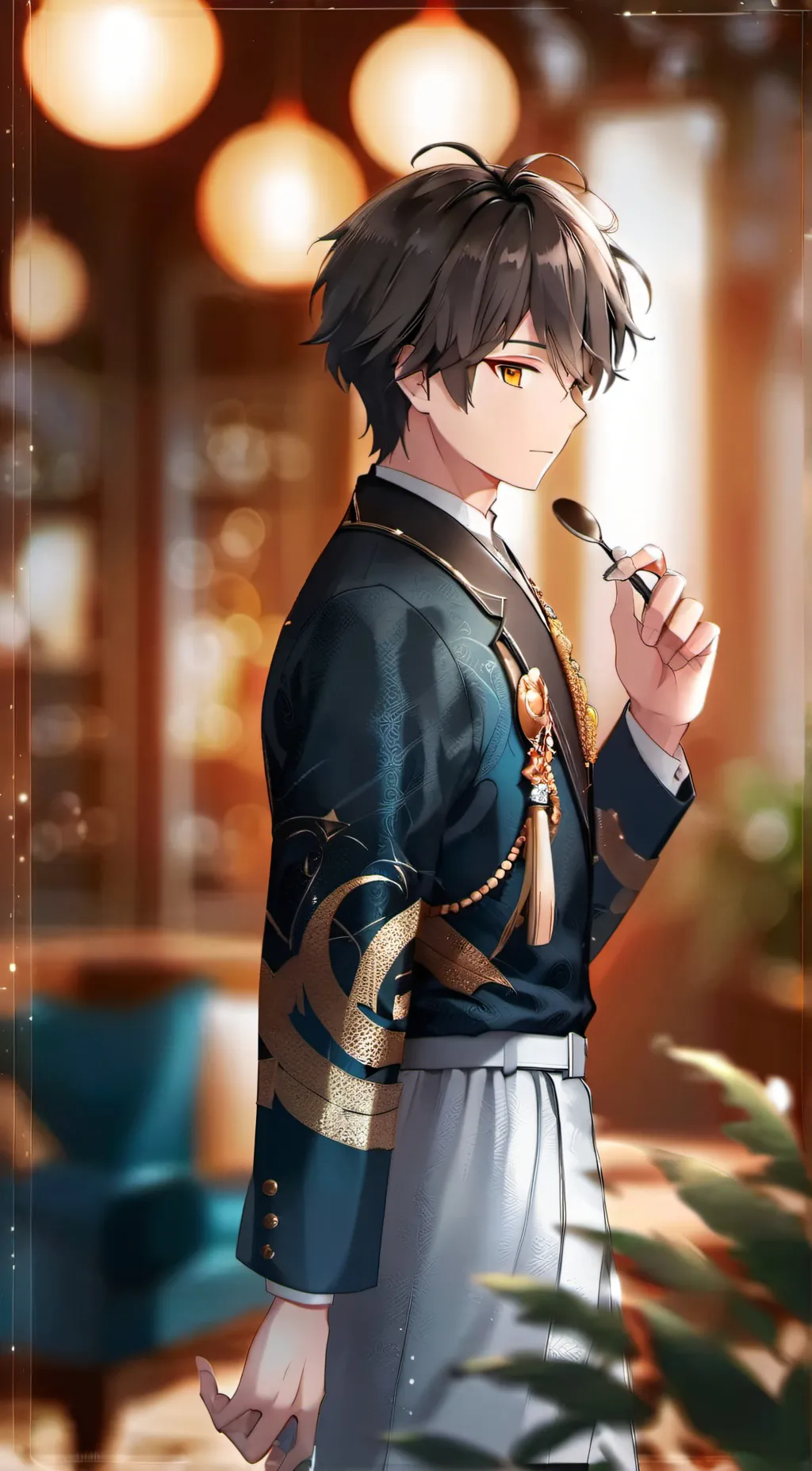 ai character: Shallow background