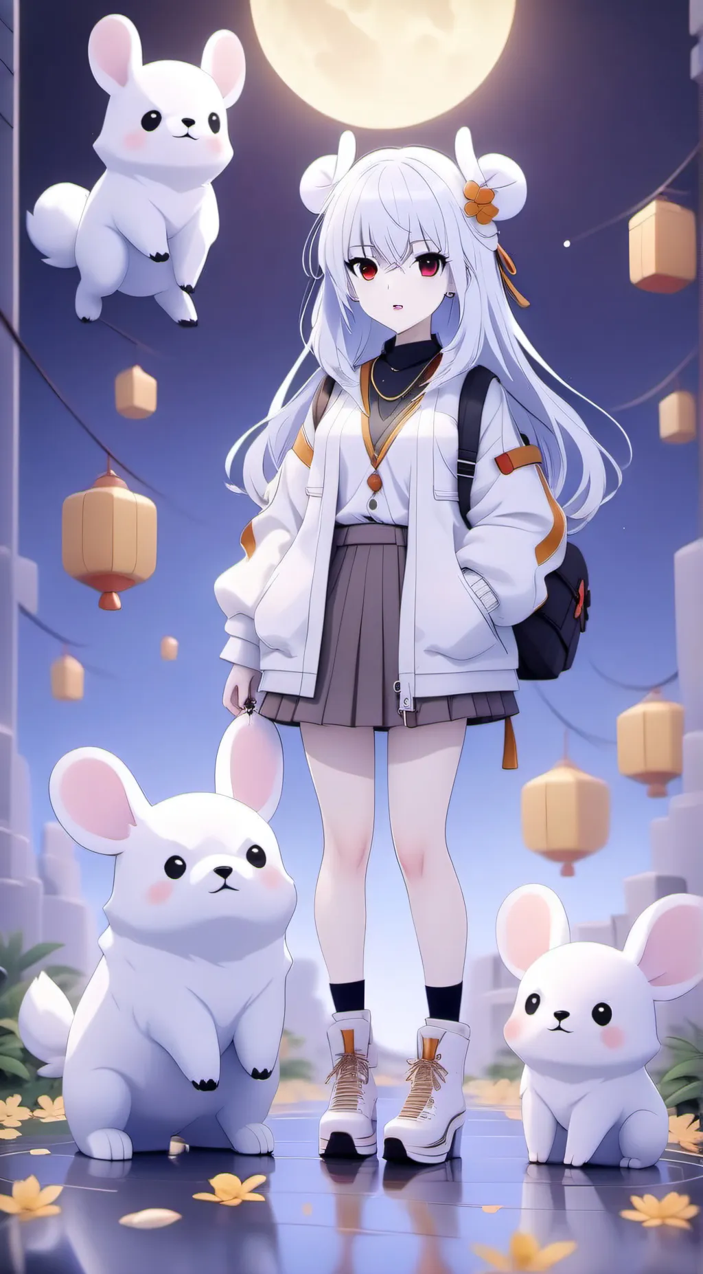 ai character: Izumi background