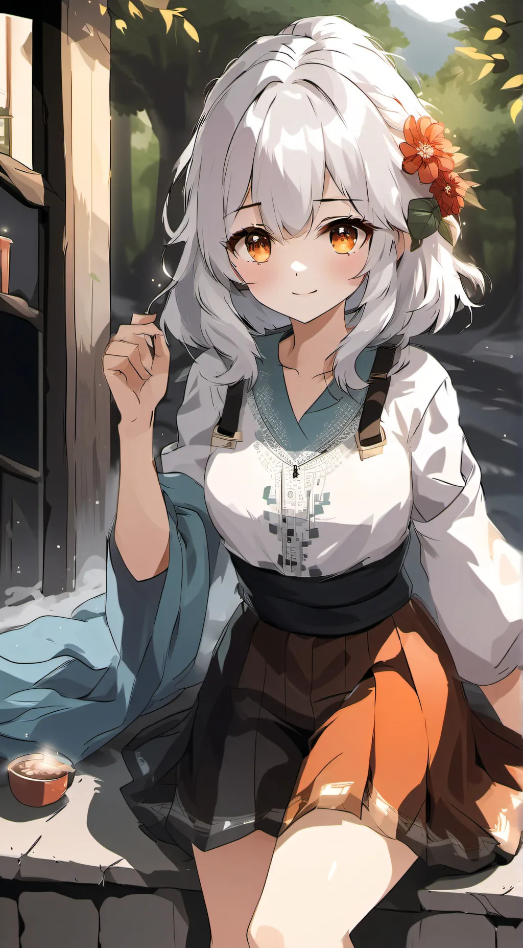 ai character: lily background