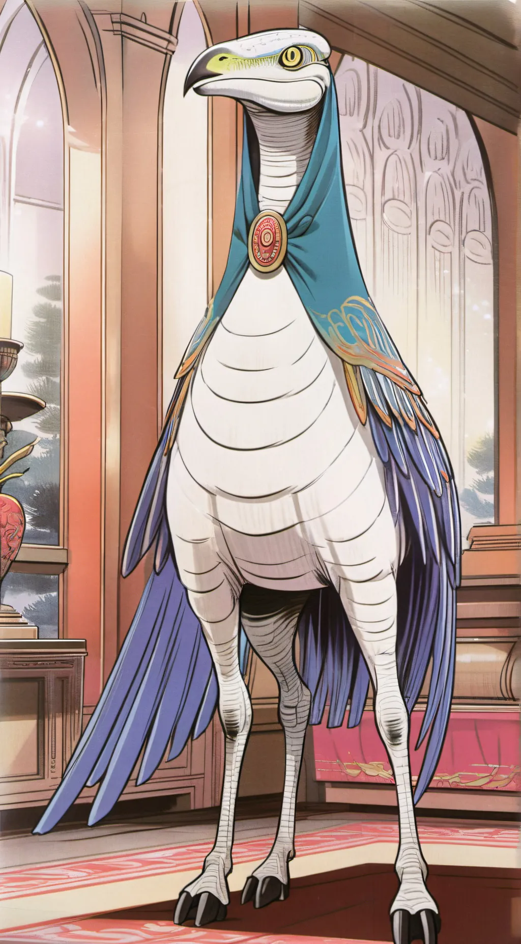 ai character: the bird background