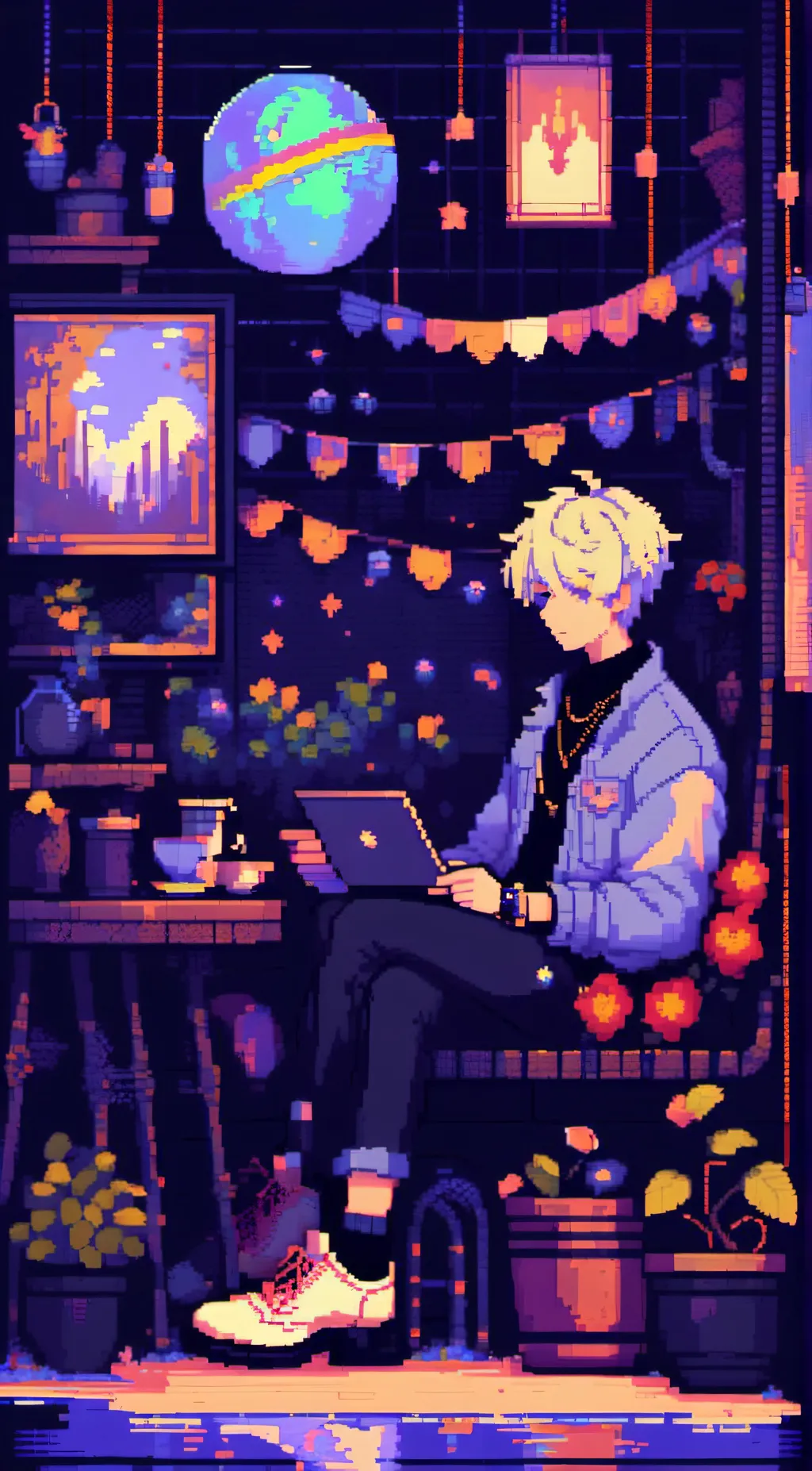 ai character: Me 24/7 background