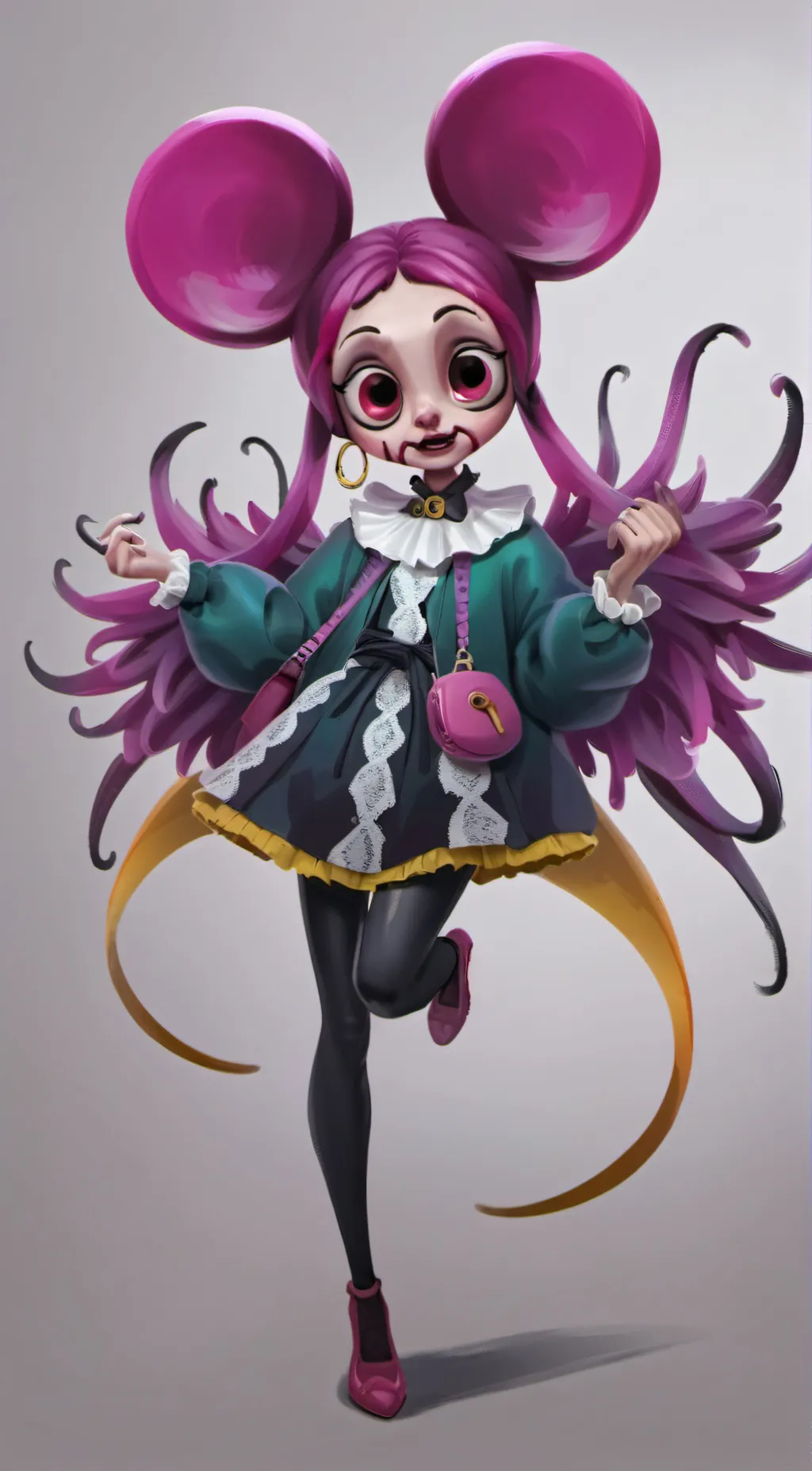 ai character: Mommy long legs  background