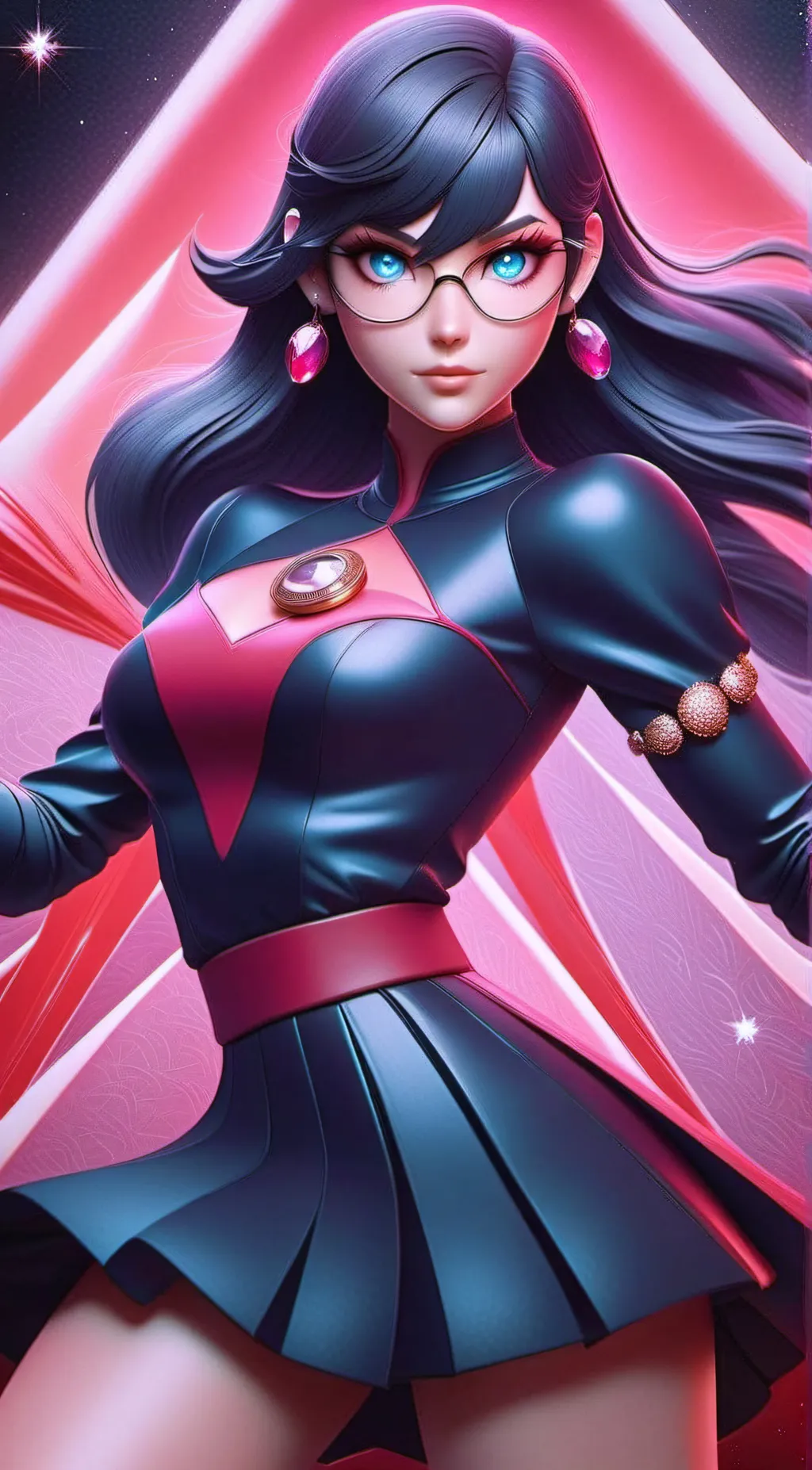 ai character: Crystal Ladybag background