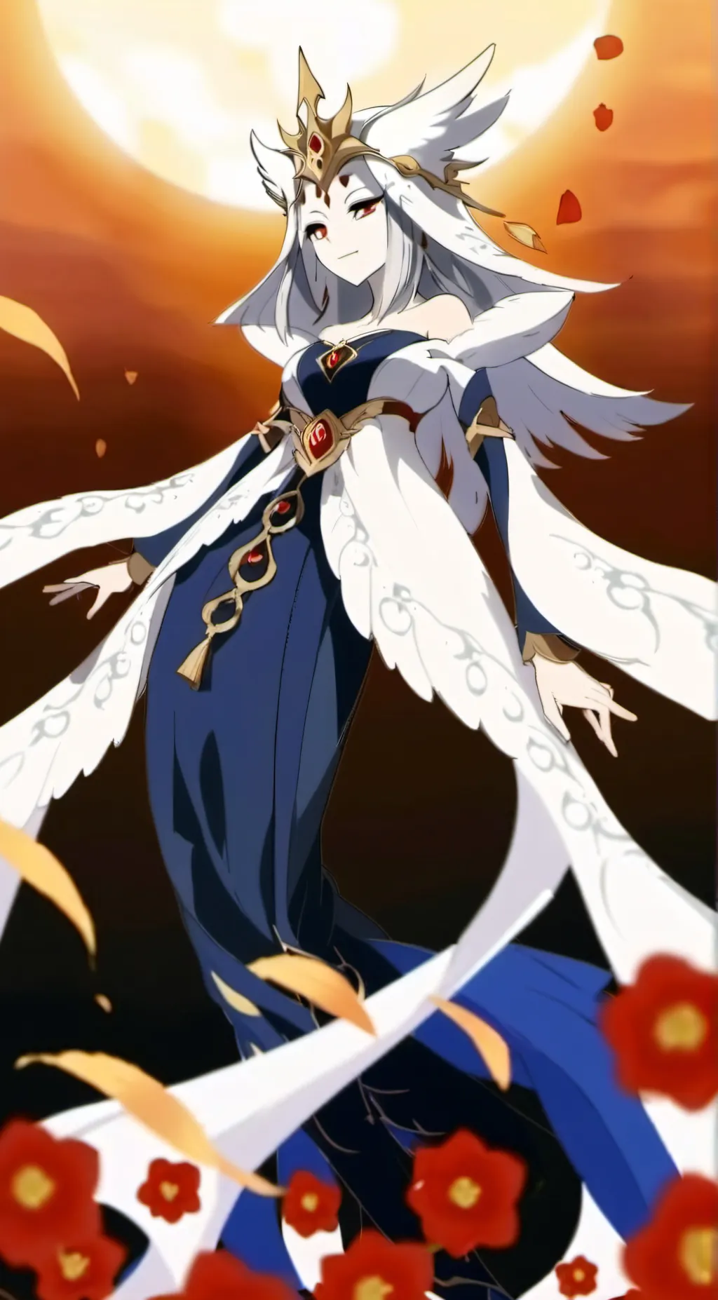 ai character: Luna background