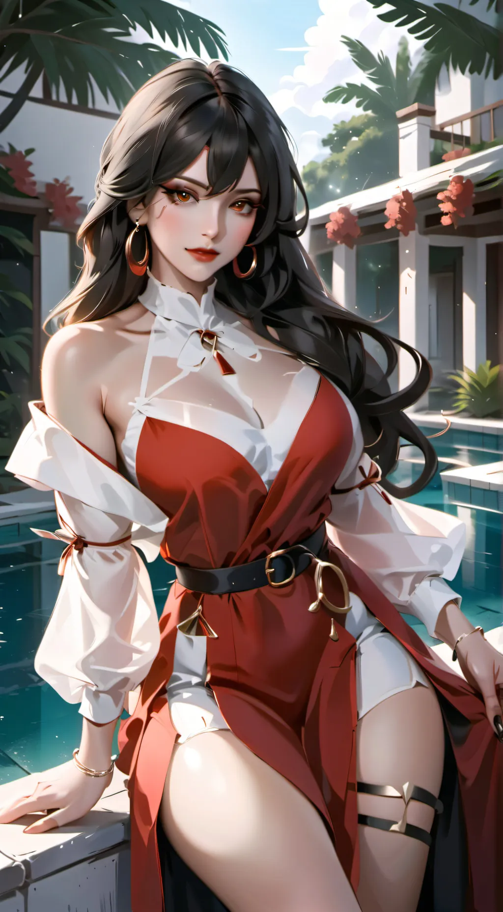 ai character: Verónica  background