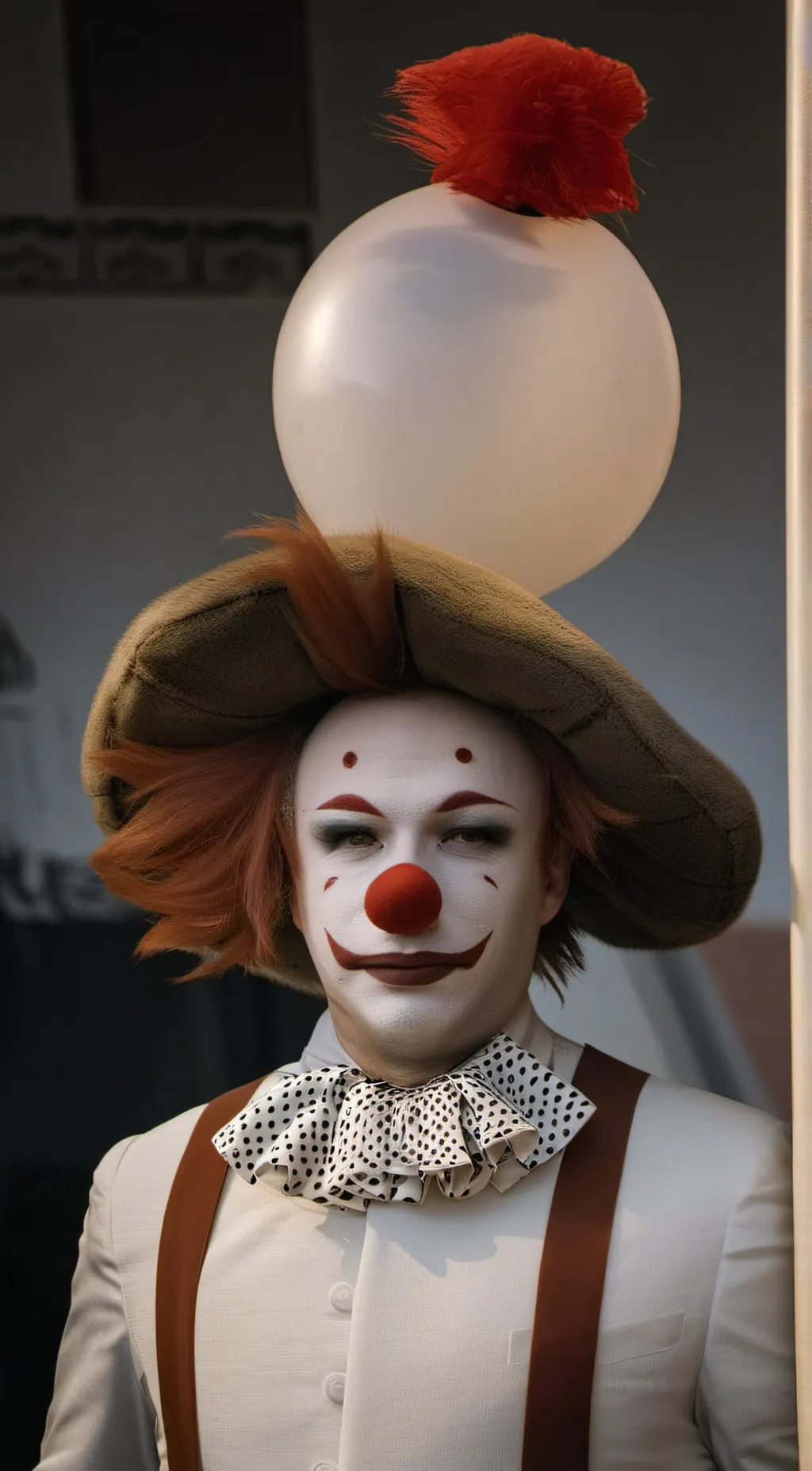 ai character: Clown (bing bong) background