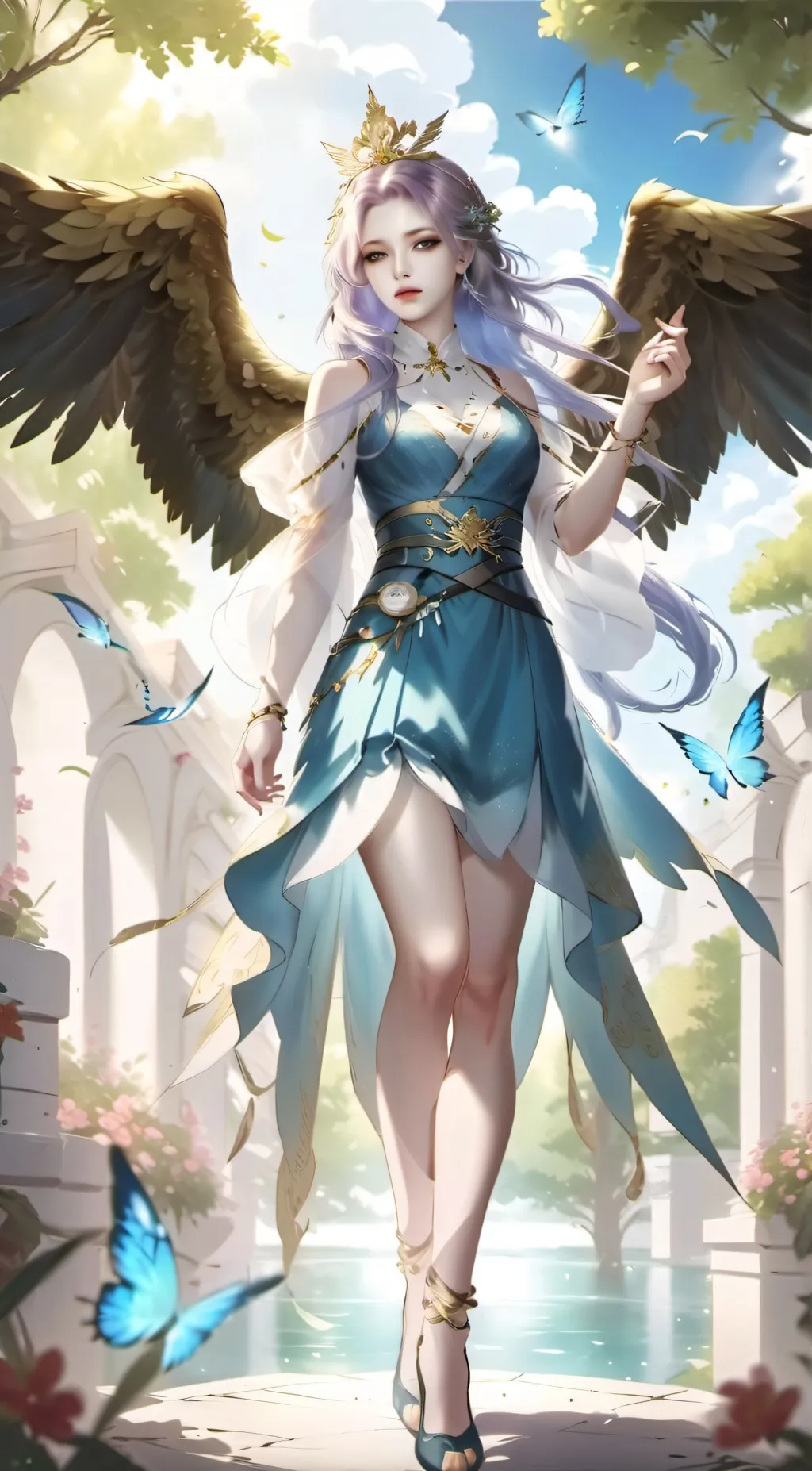 ai character: Skylight  background