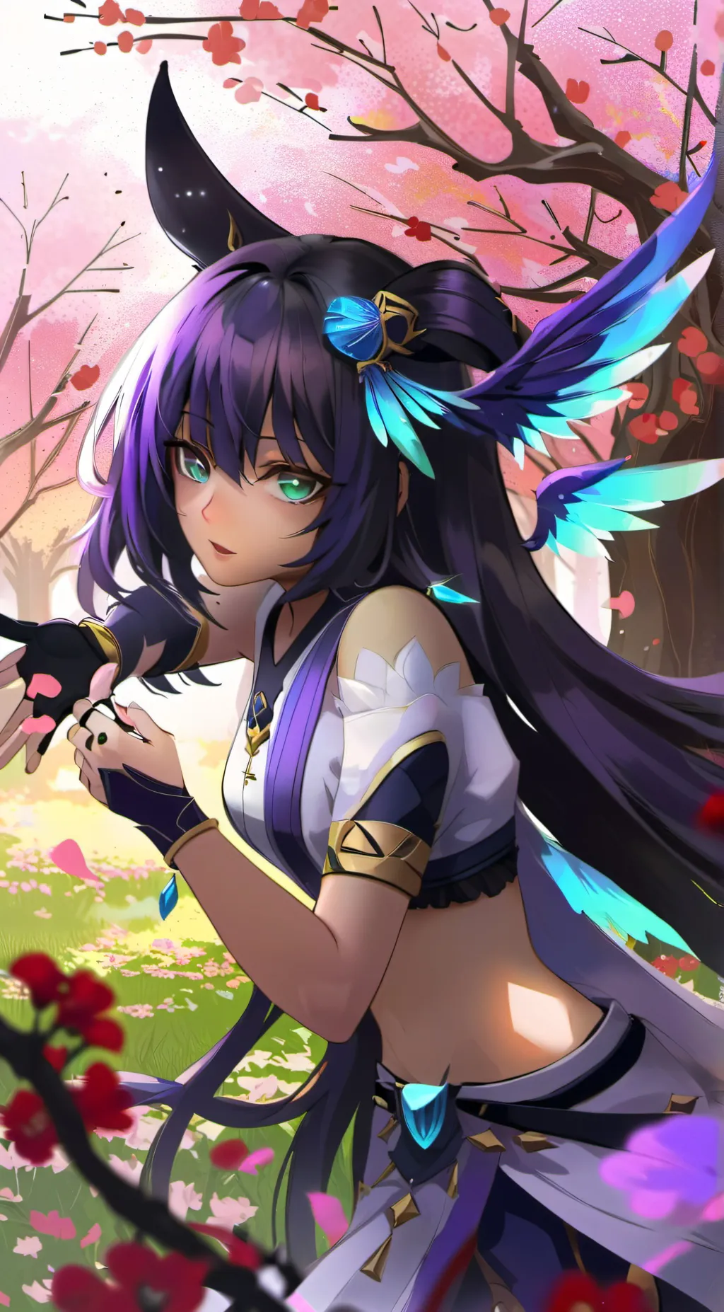 ai character: cutie background