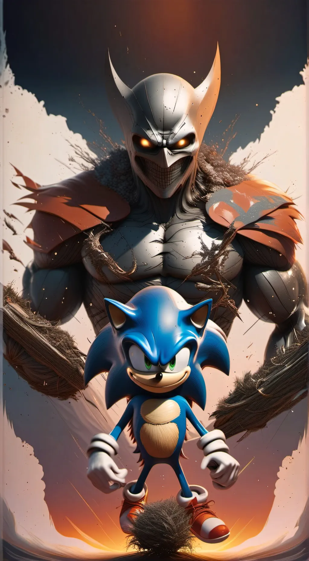 ai character: The sonic tapes background