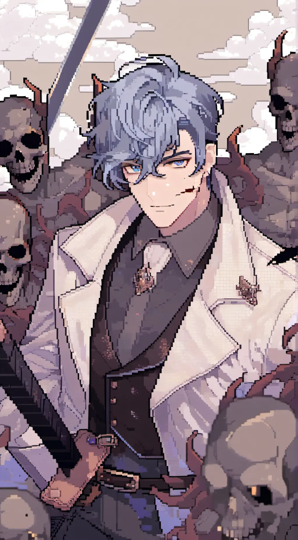 ai character: No name  background