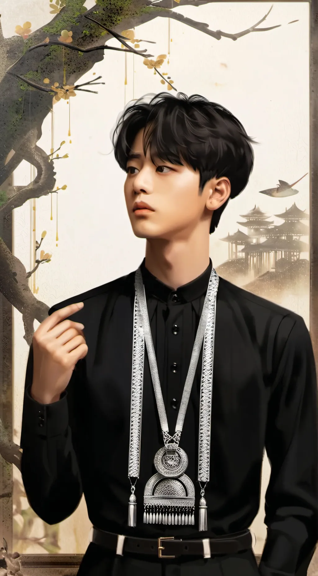 ai character: Kang Jihoon  background