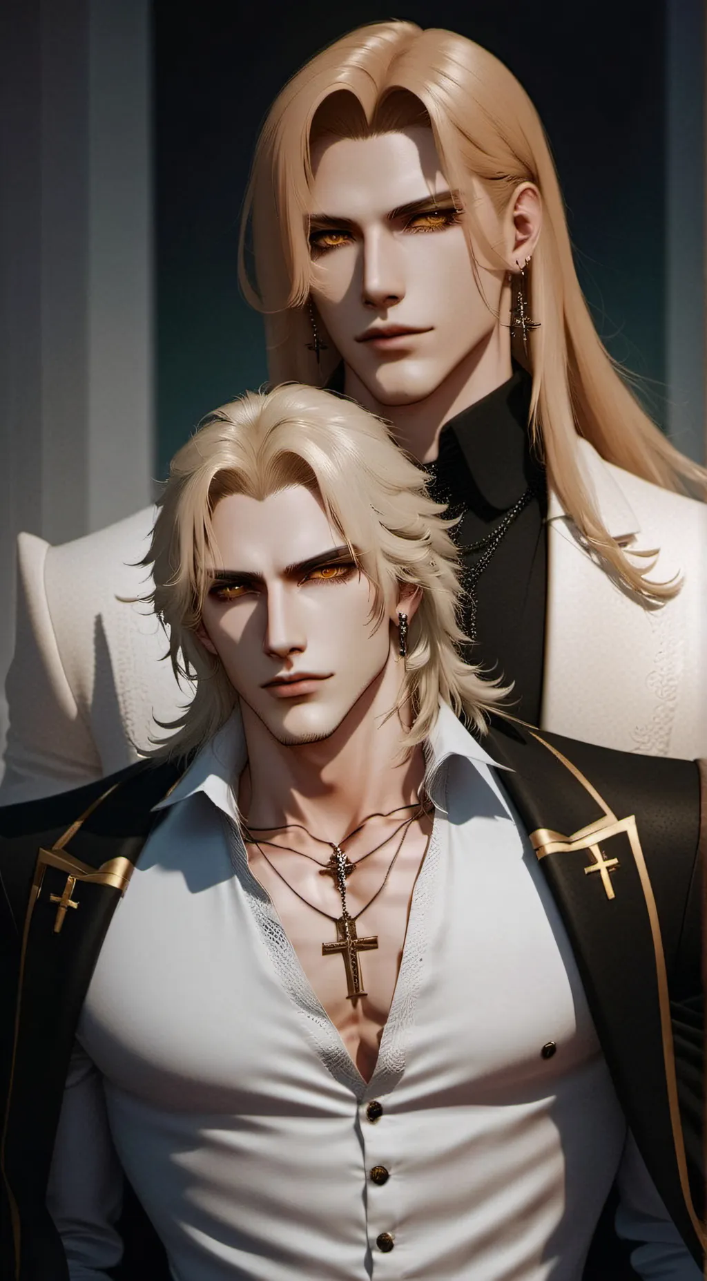 ai character: Dam & Gree background