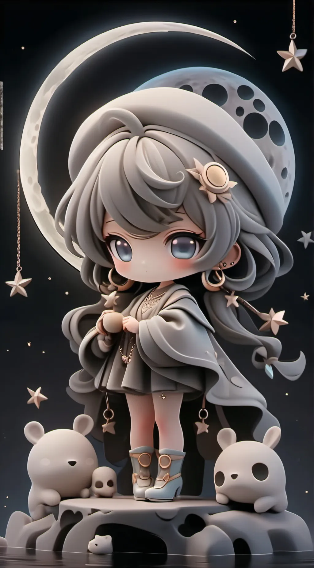 ai character: Moon: background