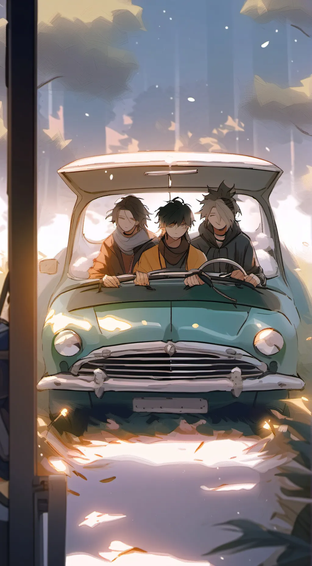 ai character: End of world 3 background