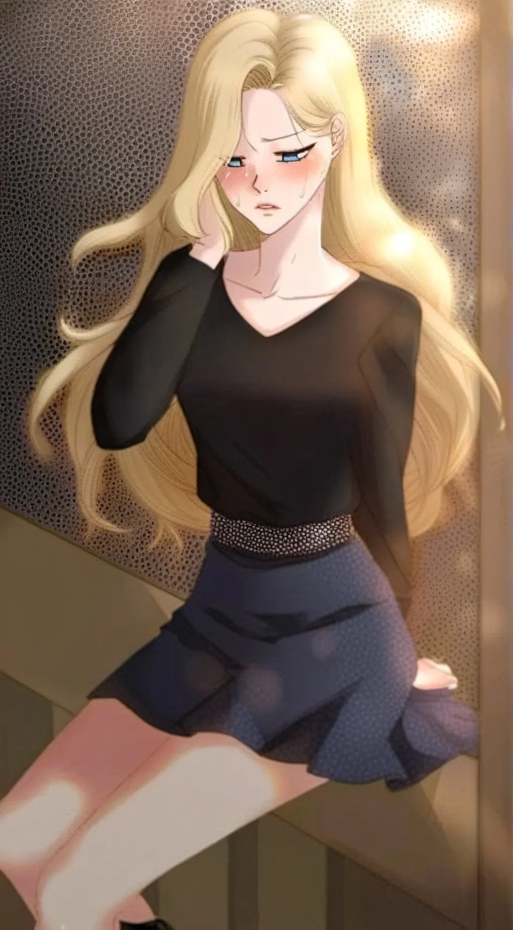 ai character: Maggie Scarlet background