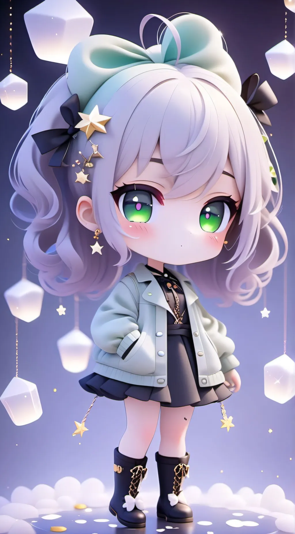 ai character: Lizzie  background