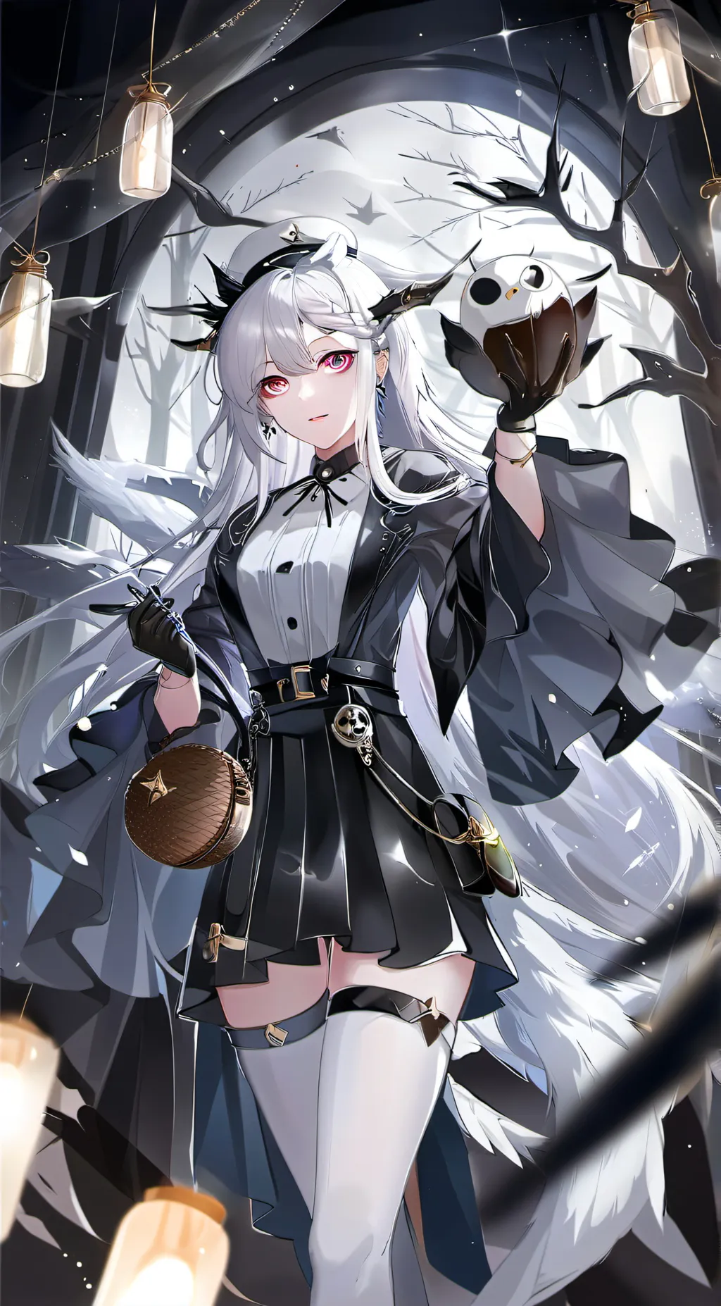 ai character: Ghost background