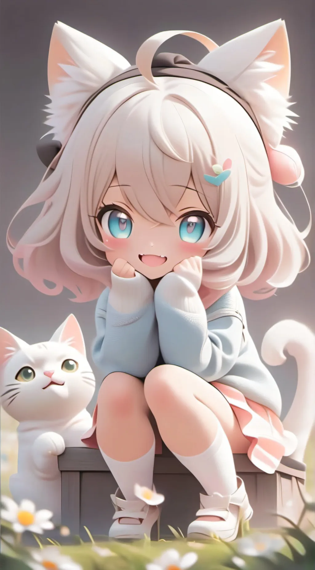 ai character: Luna background