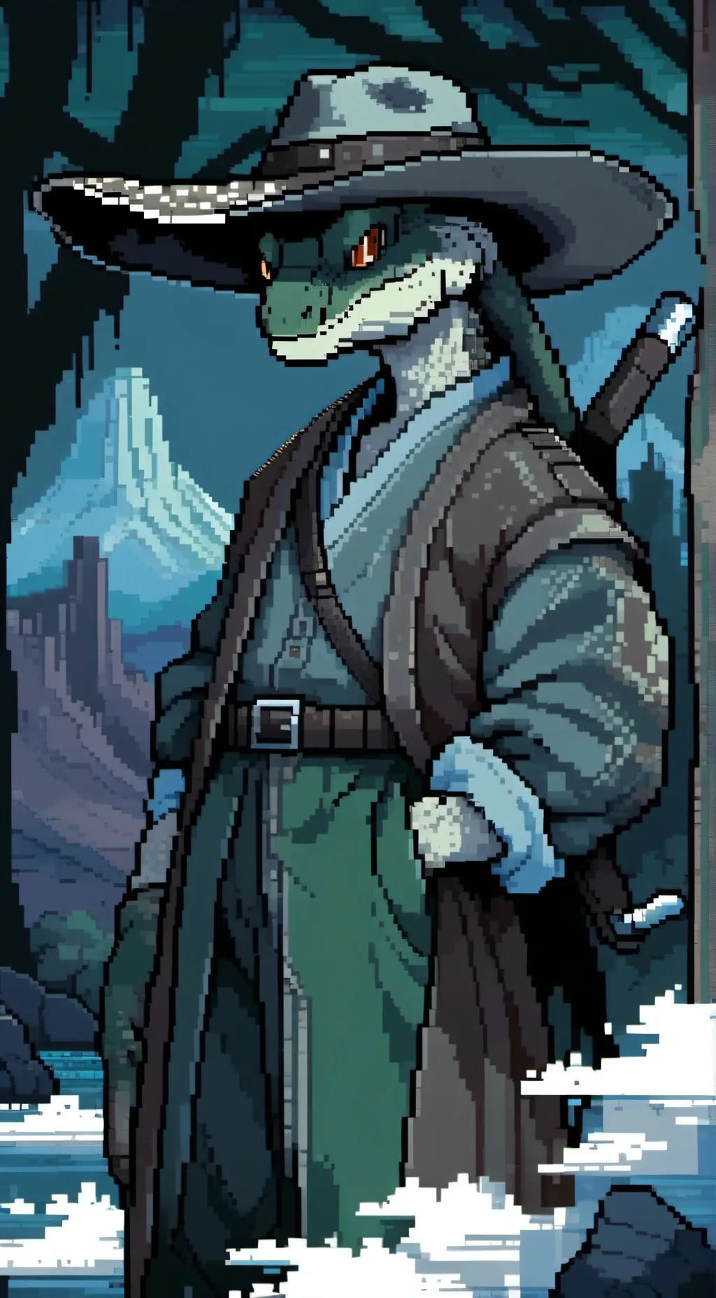 ai character: Rattlesnake Jake background