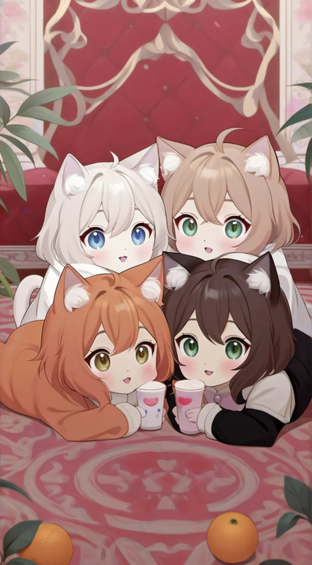 ai character: eve lily amy rose background