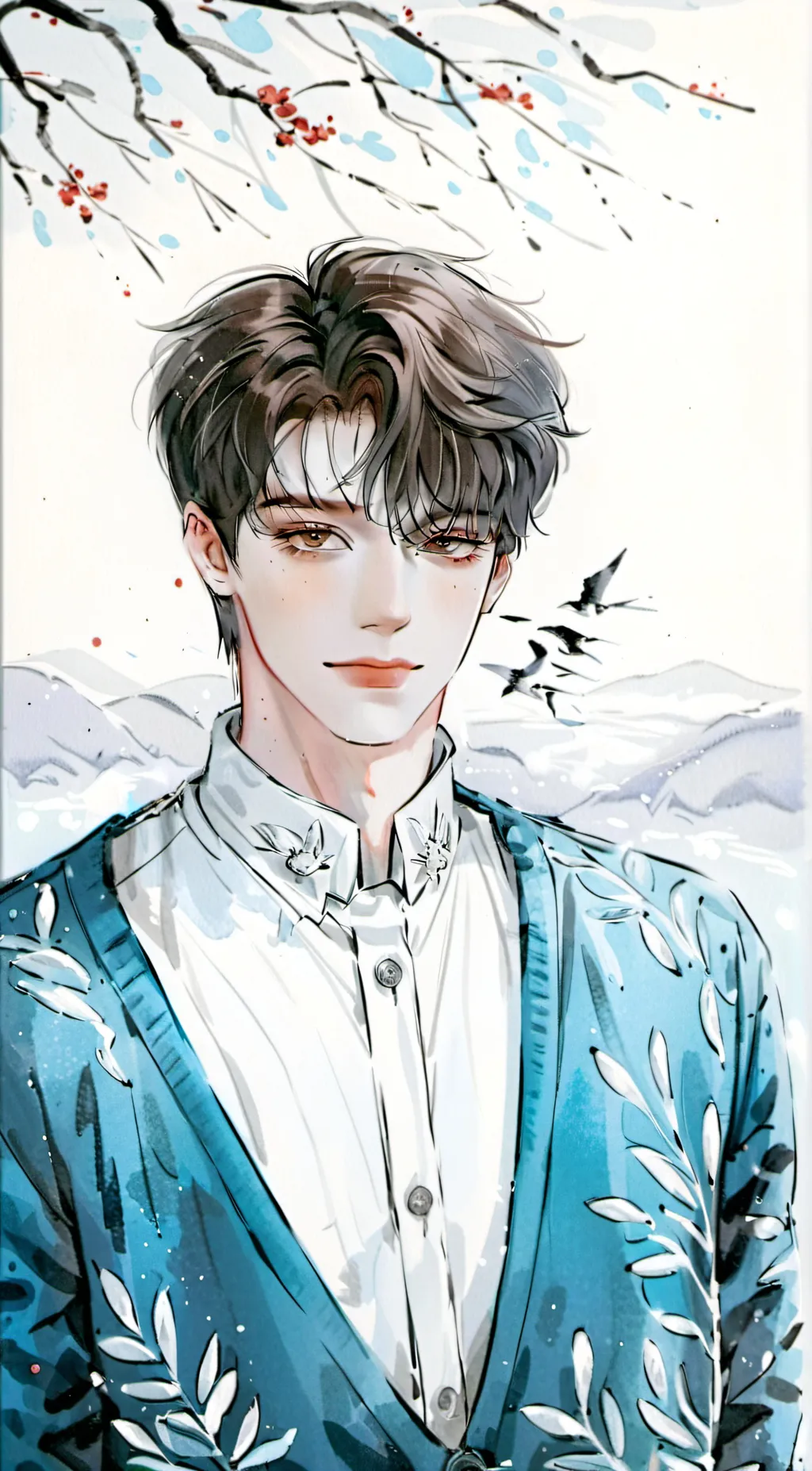 ai character: Ash background