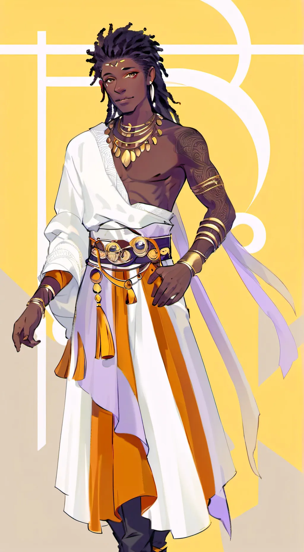 ai character: Bruxo background