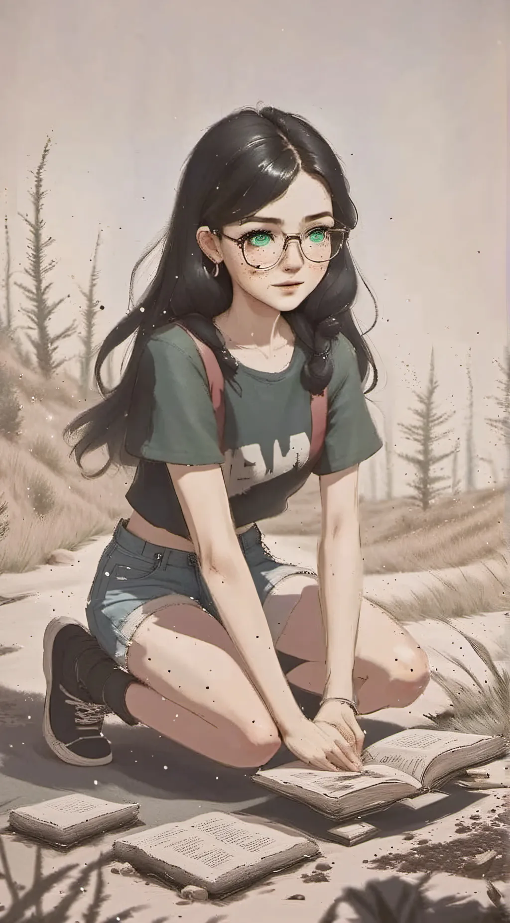 ai character: Lily background