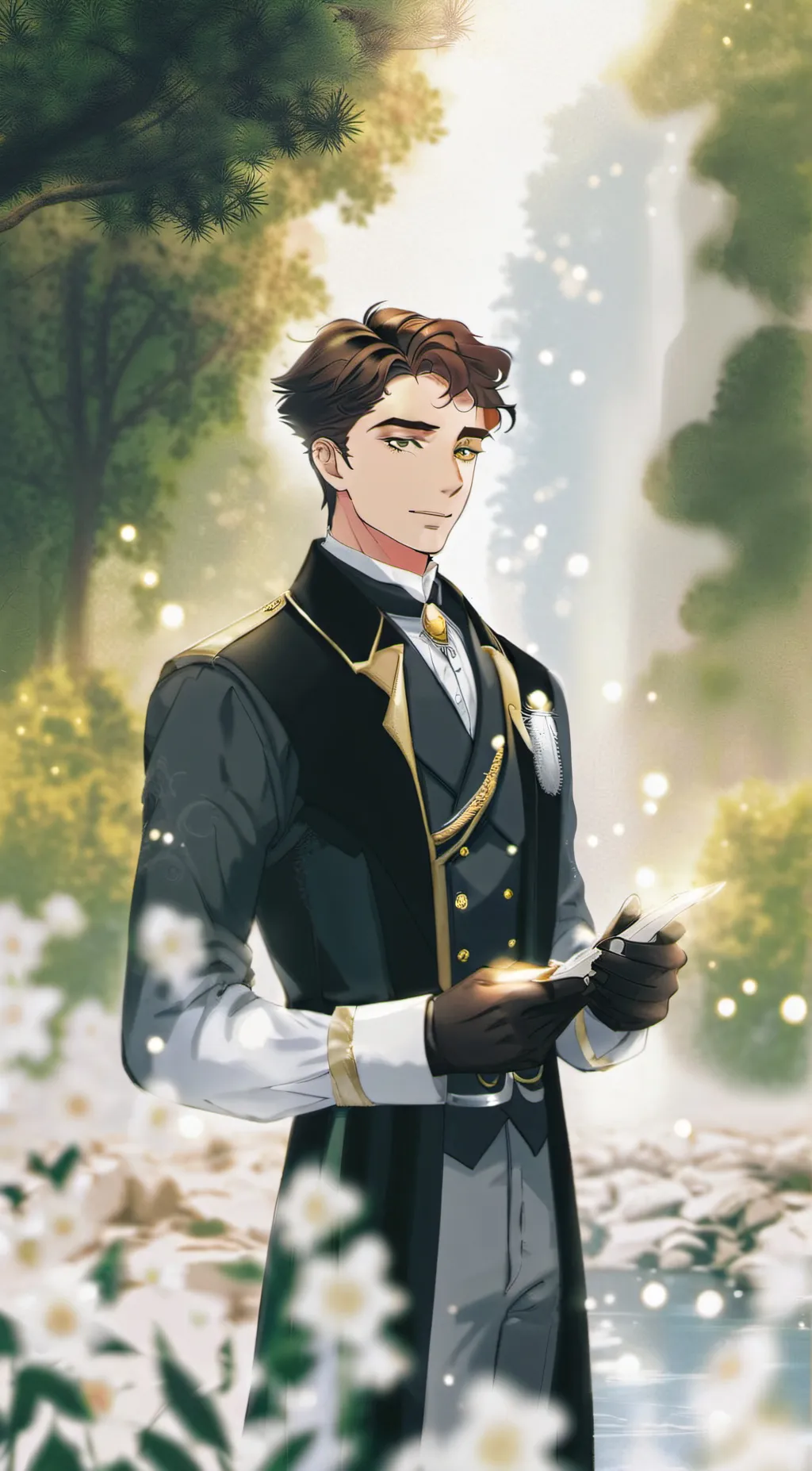 ai character: Adam  background