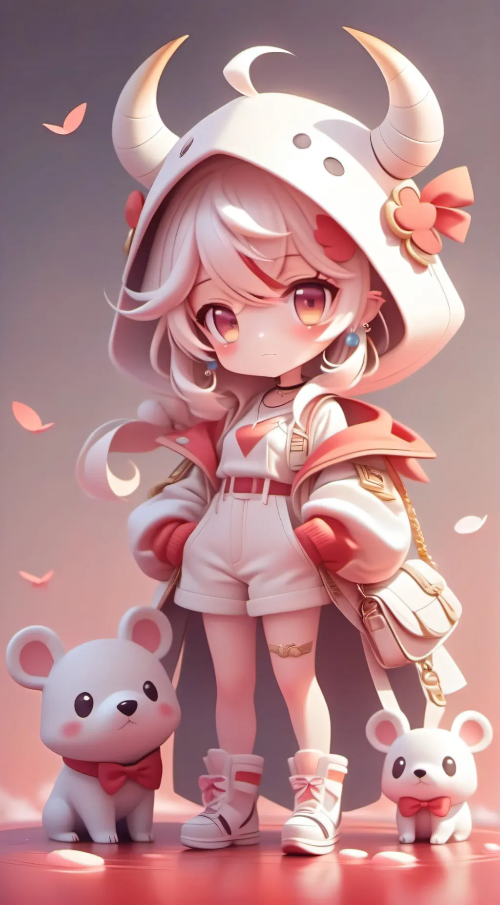 ai character: Luna background