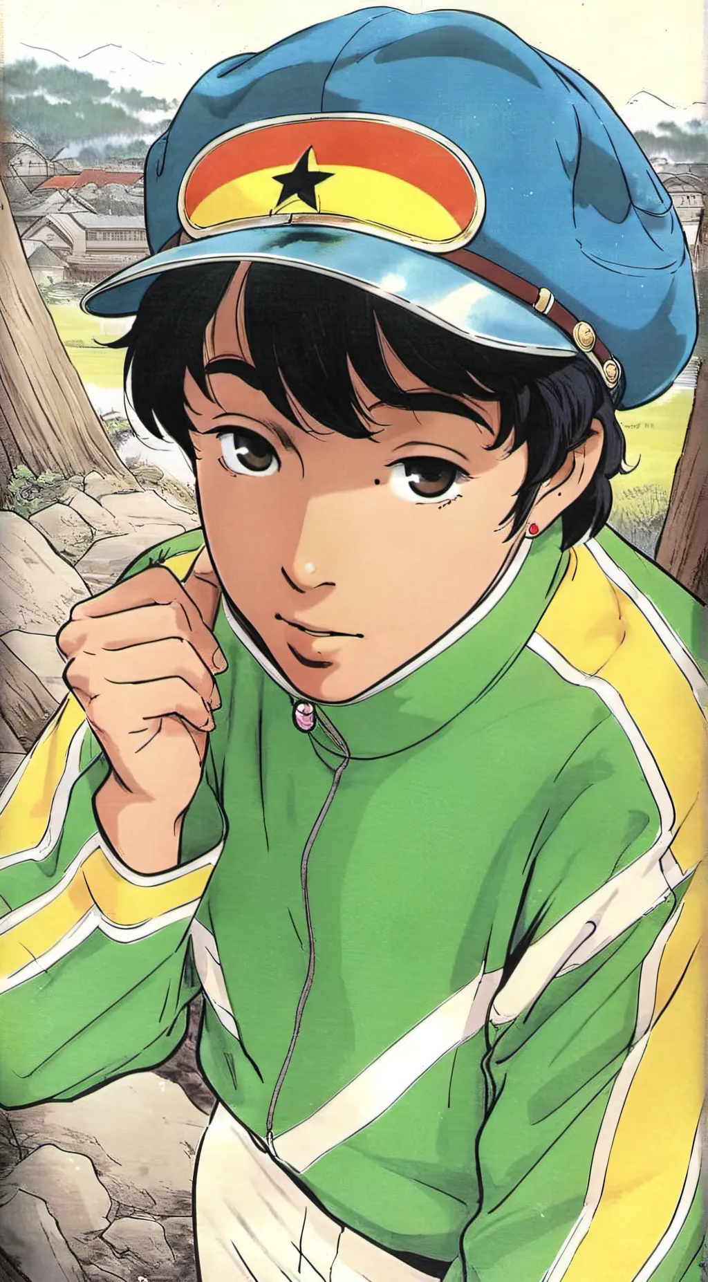 ai character: marky background