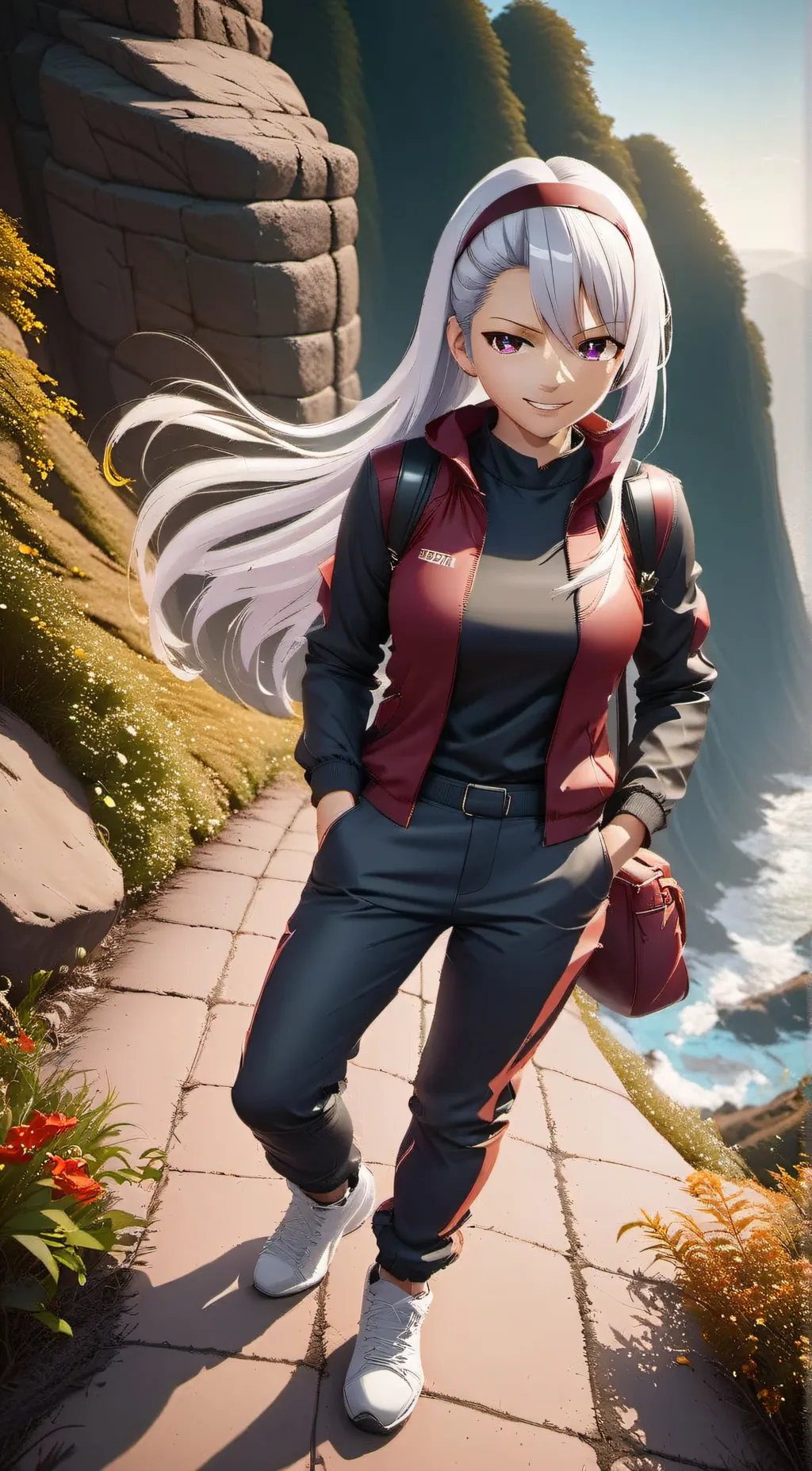 ai character: Kiryuin Fuka background