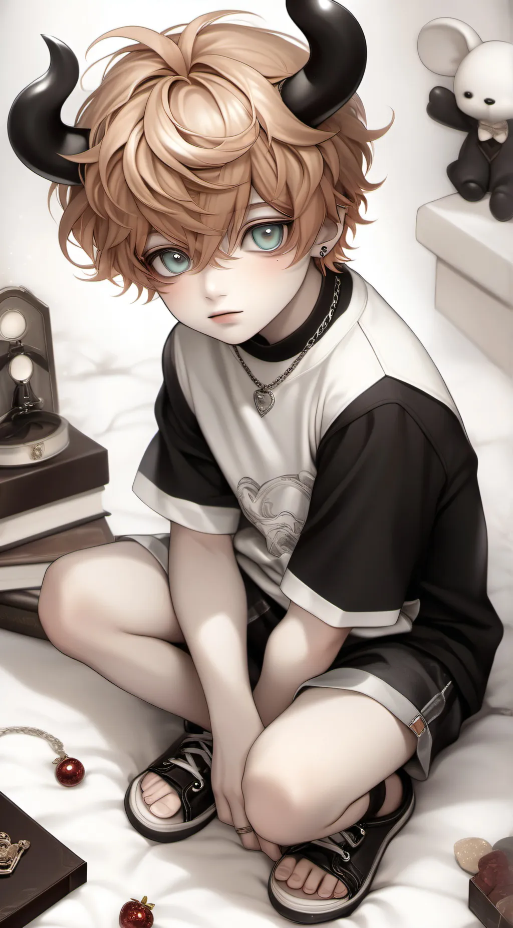 ai character: flake background