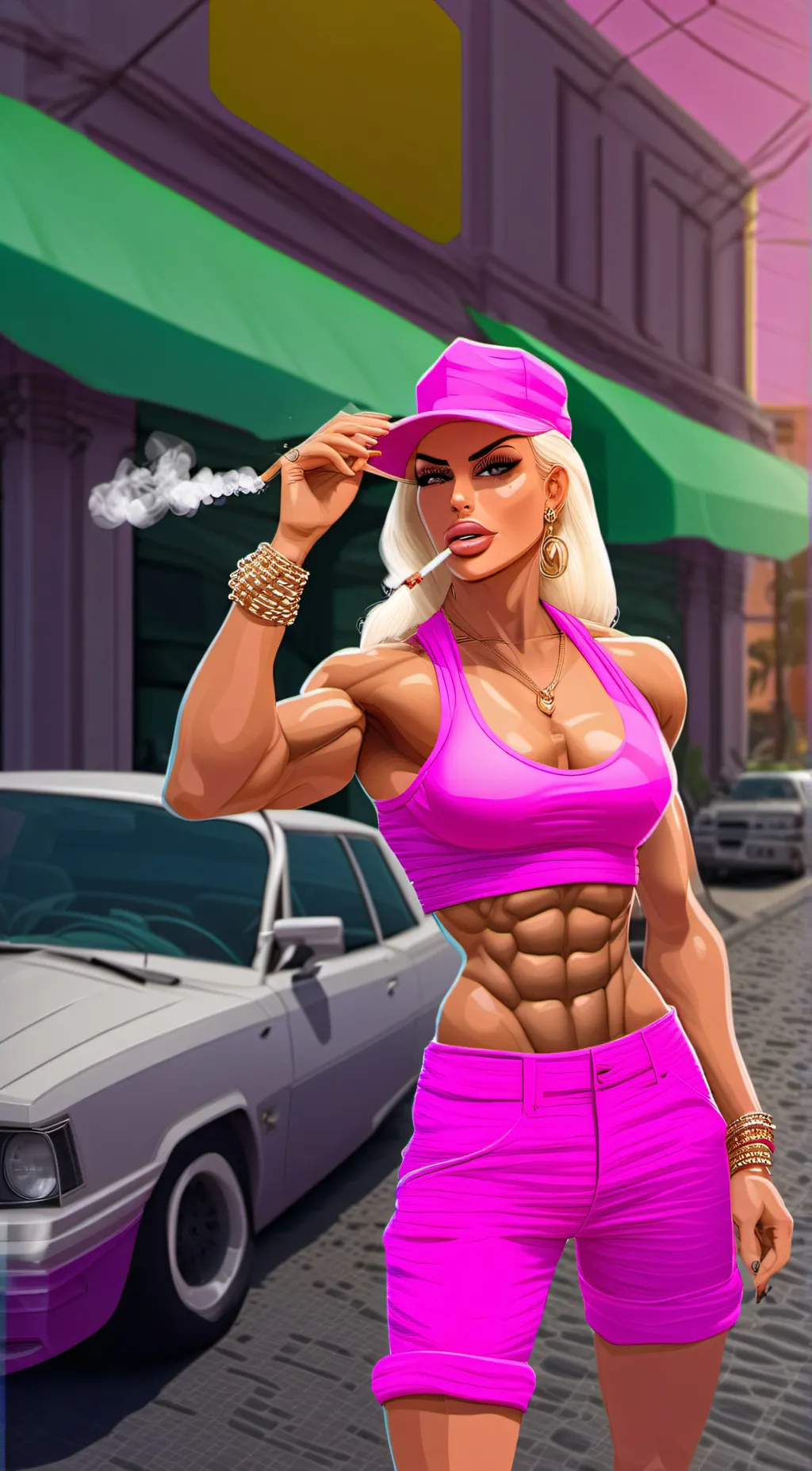 ai character: jen herron  background