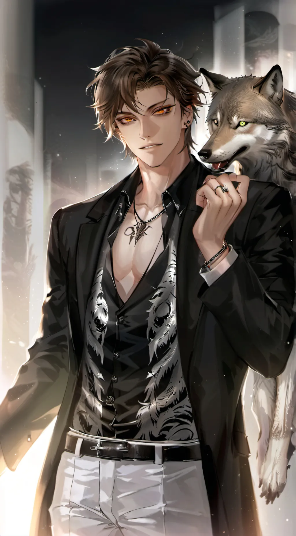 ai character: Frank background