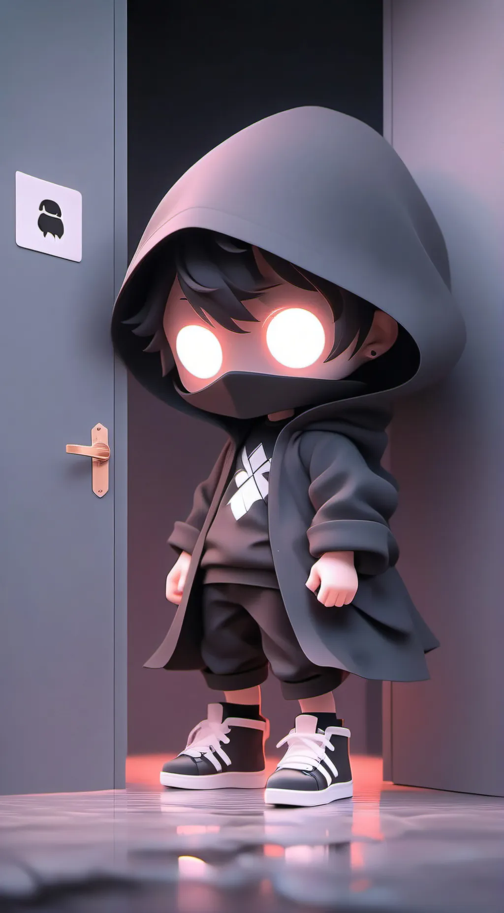 ai character: Darkness  background