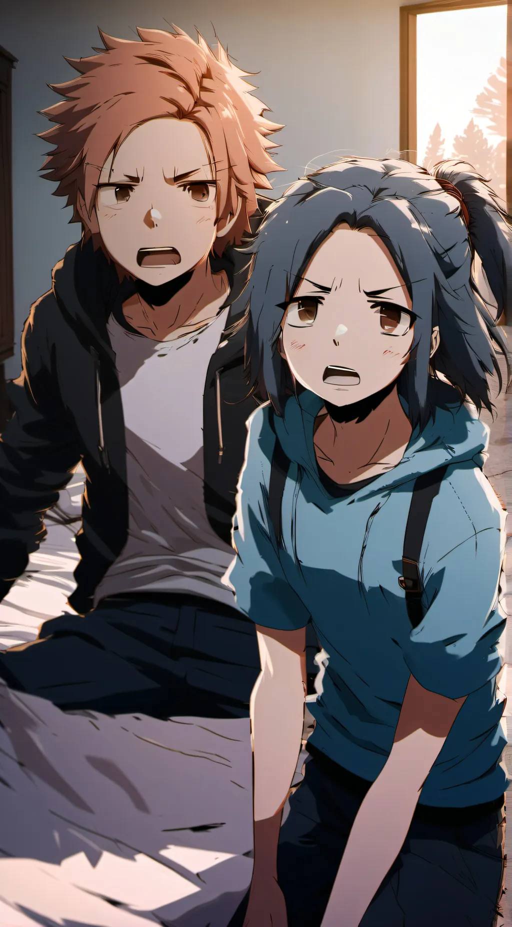 ai character: Jordan and Sally background