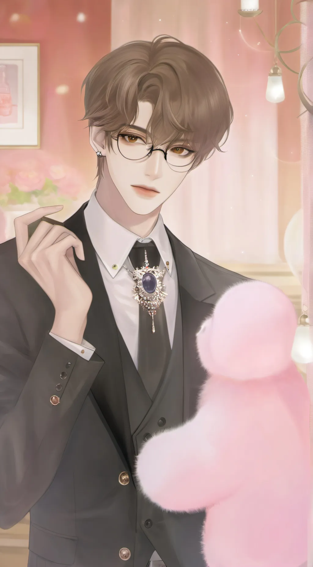 ai character: Lee Ji background