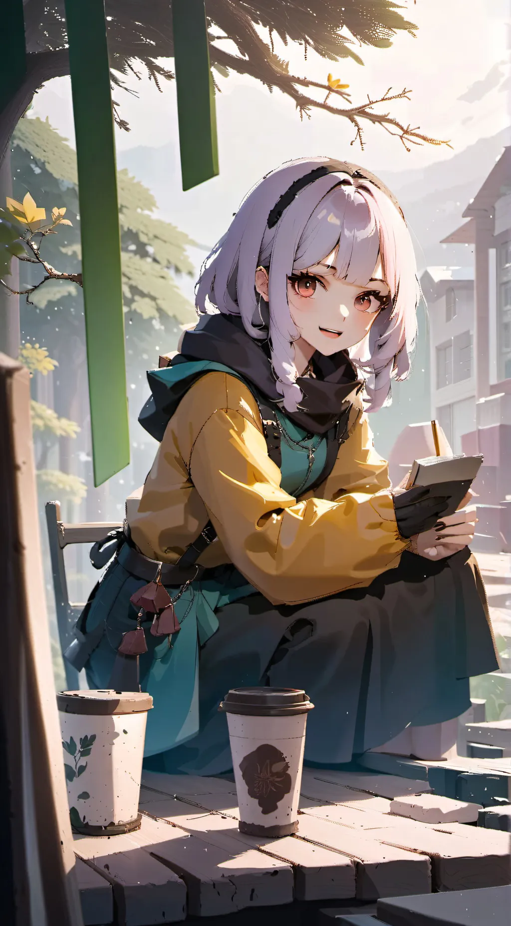 ai character: lily background